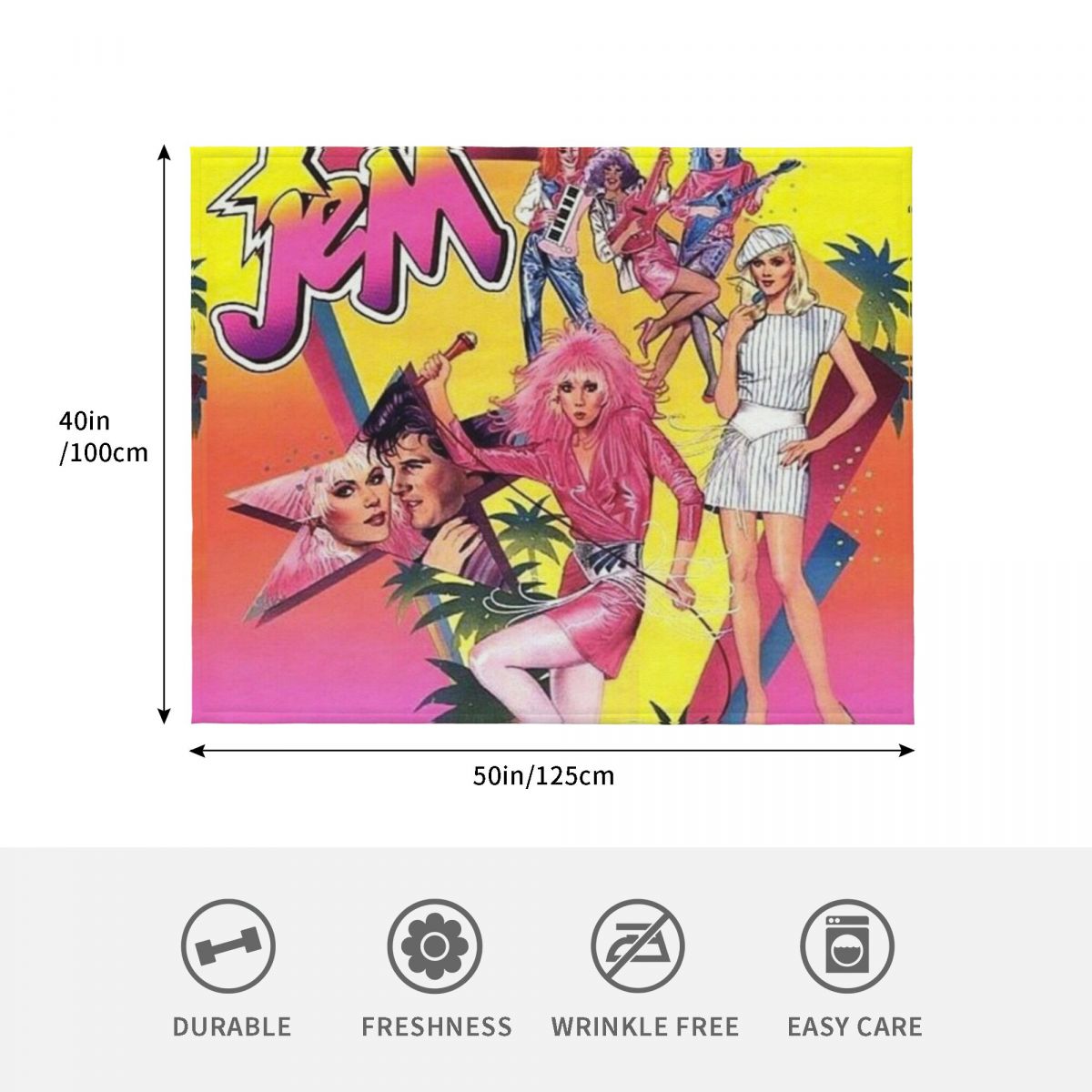 Jem and the holograms Throw Bl - 3D Printing Hologram incelemesi ve fiyatı