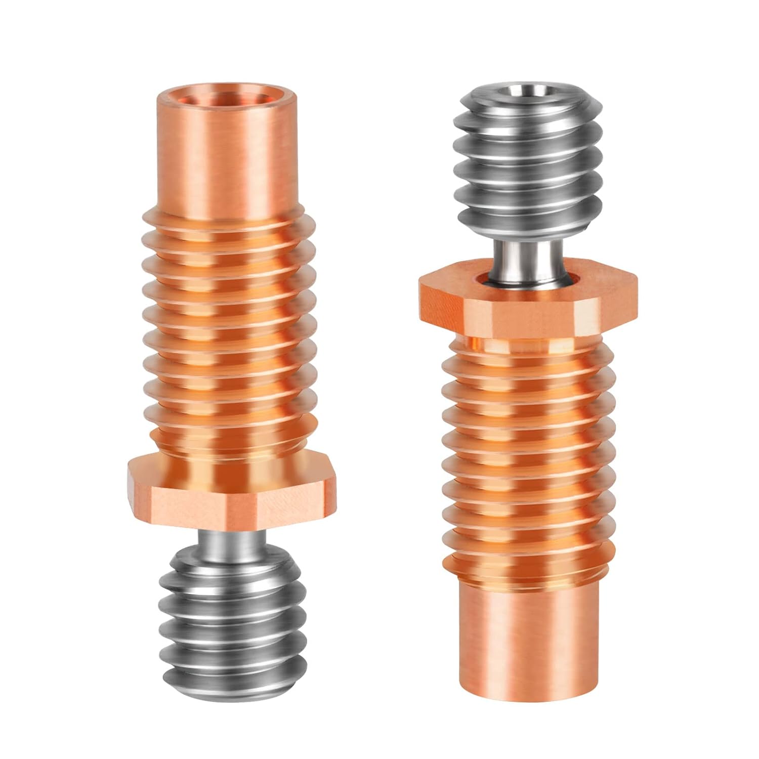 2PCS E3D V6 Hotend Heatbreak A - 3D Printing Titanium incelemesi ve fiyatı