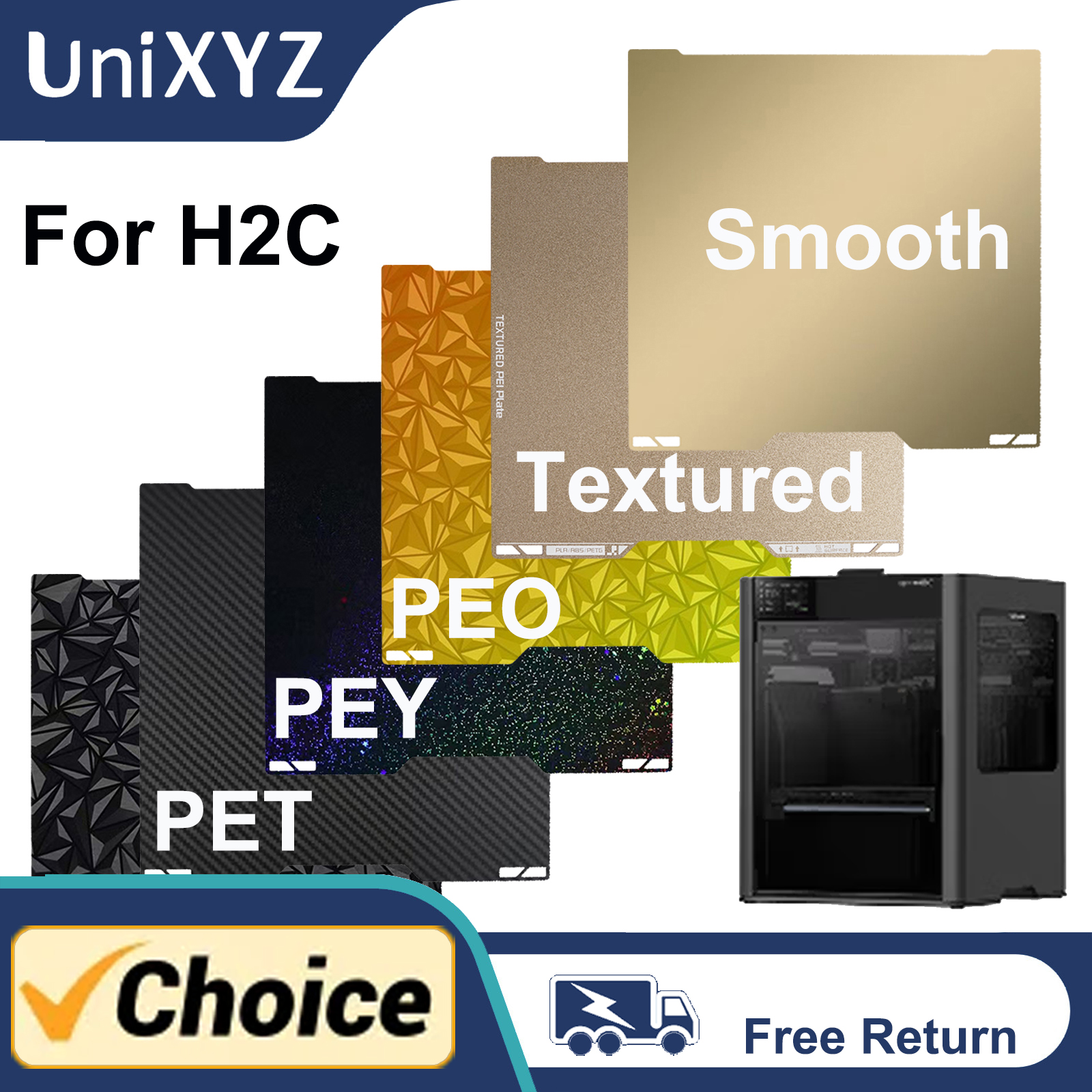 3D Effect H2C Plate PEO PET PE - 3D Printing Qr Codes incelemesi ve fiyatı